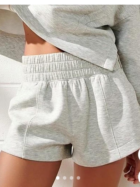 Abercrombie & Fitch Pants - Abercrombie & Fitch Light Gray Athletic Lounge Shorts